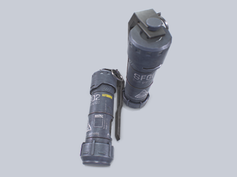 Scifi grenade Model 3D
