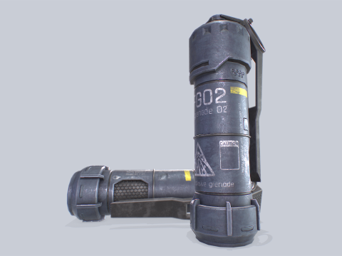 Scifi grenade Model 3D
