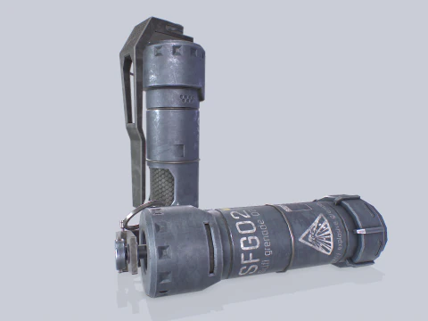 Scifi grenade 3D Model