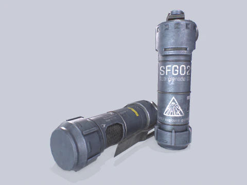 Scifi grenade 3D Model