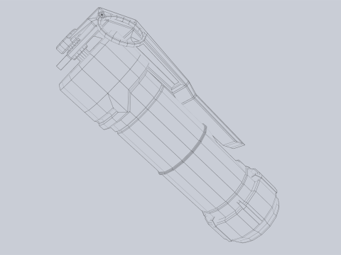 Scifi grenade Model 3D