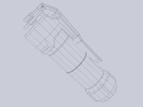 Scifi grenade 3D Model