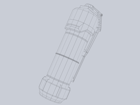 Scifi grenade Model 3D