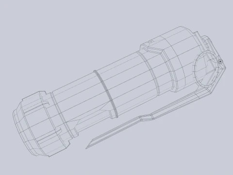 Scifi grenade 3D Model