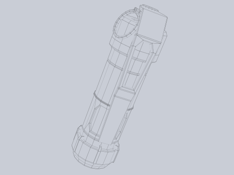 Scifi grenade Model 3D