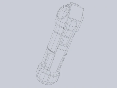 Scifi grenade 3D Model