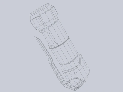 Scifi grenade 3D Model