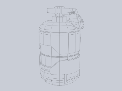 Scifi grenade 3D Model