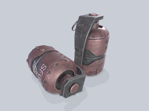 Scifi grenade 3D Model