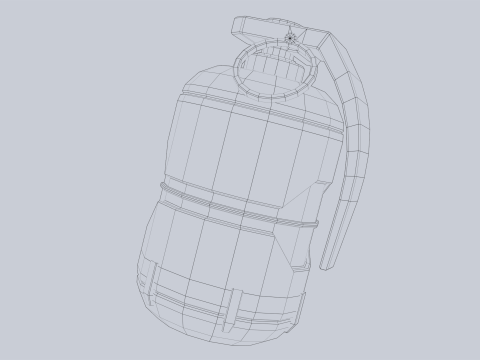 Scifi grenade 3D Model
