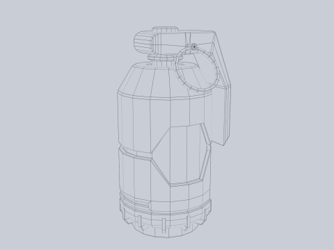 Scifi grenade 3D Model