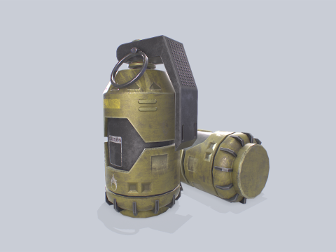 Scifi grenade 3D Model