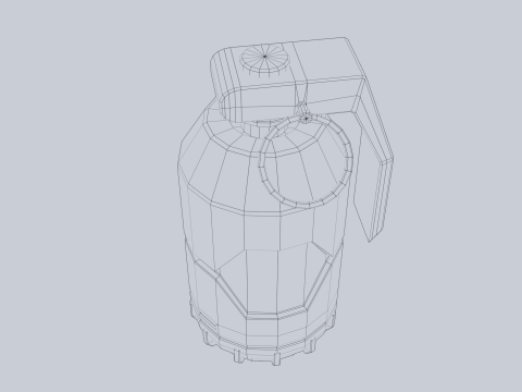 Scifi grenade 3D Model