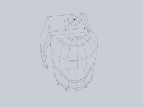 Scifi grenade 3D Model
