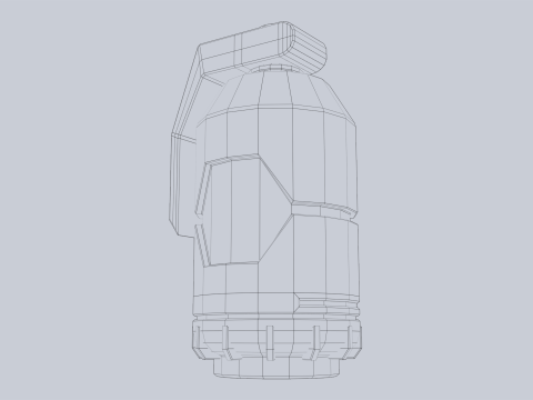 Scifi grenade 3D Model