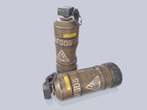 Scifi grenade 3D Model
