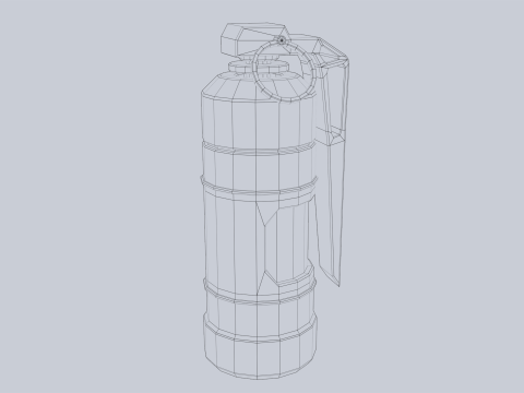 Scifi grenade 3D 模型
