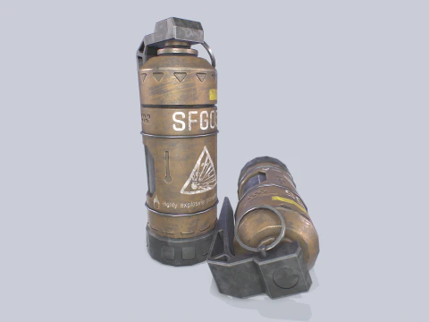 Scifi grenade 3D Model
