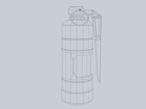 Scifi grenade 3D 模型