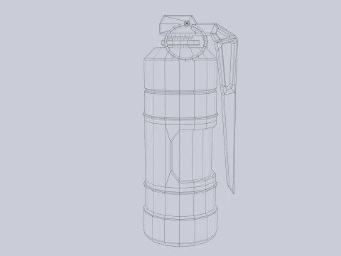 Scifi grenade 3D Model
