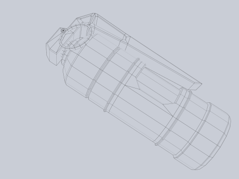 Scifi grenade 3D 模型
