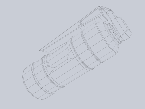 Scifi grenade 3D 模型