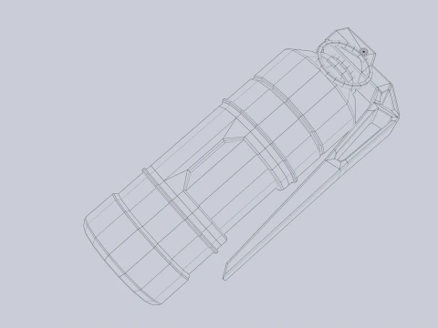 Scifi grenade 3D Model