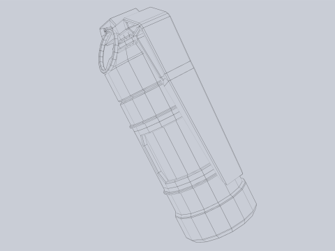 Scifi grenade 3D 模型
