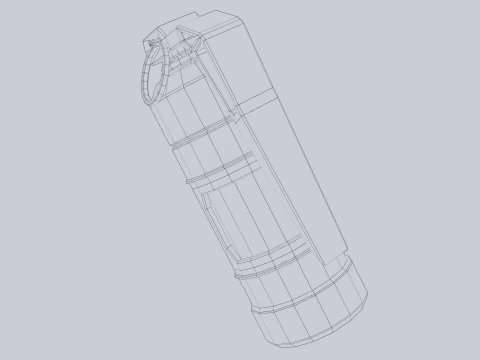 Scifi grenade 3D Model