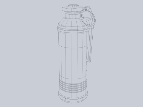 Scifi grenade 3D Модель