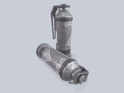 Scifi grenade 3D Модель