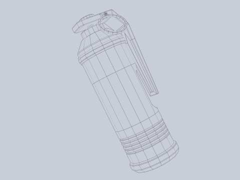 Scifi grenade 3D Модель