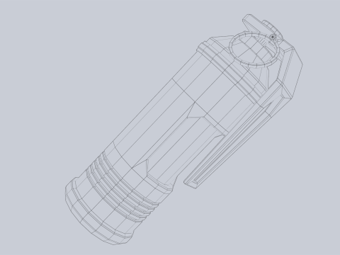 Scifi grenade 3D Модель