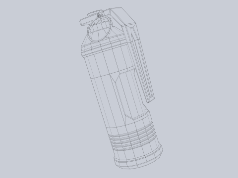 Scifi grenade 3D Модель