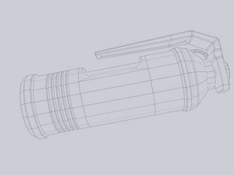Scifi grenade 3D Модель