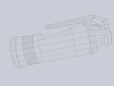 Scifi grenade 3D Model