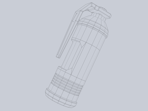 Scifi grenade 3D Модель