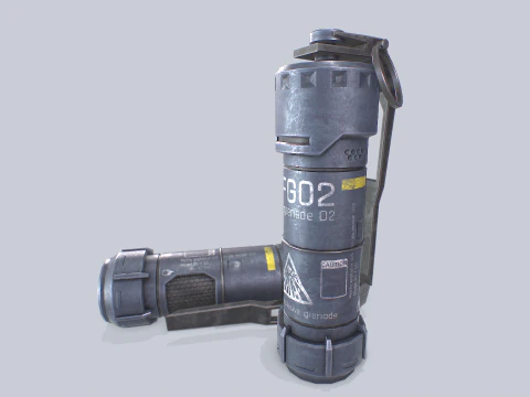Scifi grenade collection 3D Model