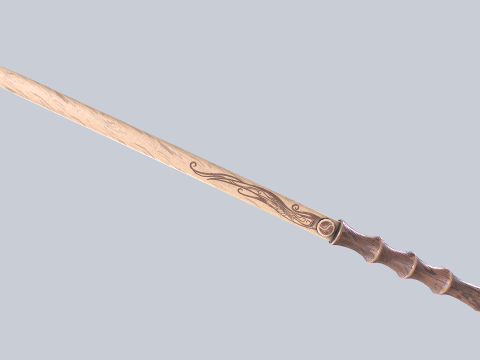 Wooden sword 3D 模型