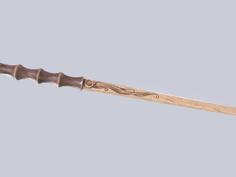 Wooden sword 3D Model