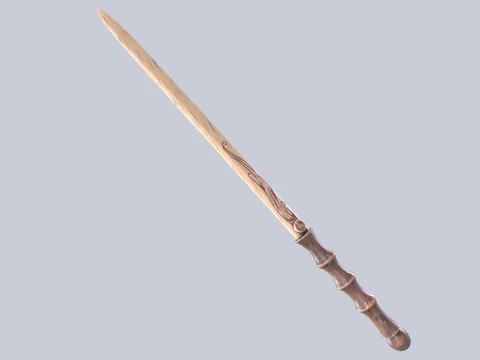 Wooden sword 3D Model