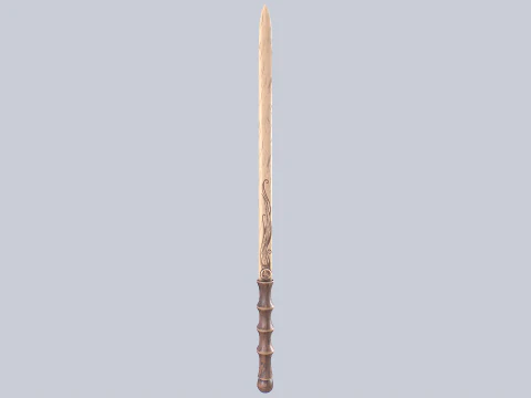 Wooden sword 3D Model