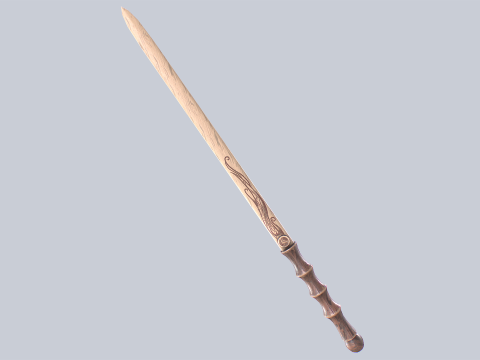 Wooden sword 3D मॉडल