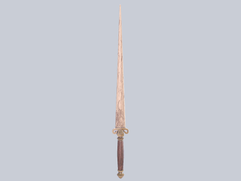 Wooden sword Model 3D