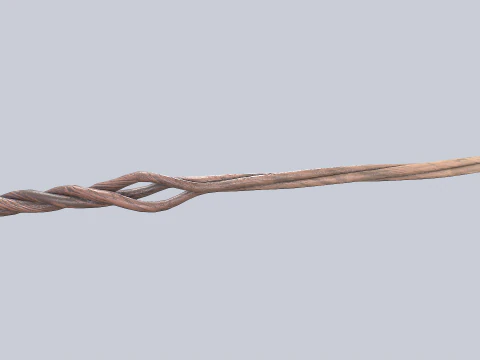 Wooden sword 3D Model