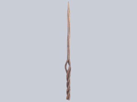 Wooden sword 3D Model
