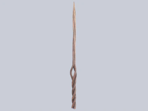 Wooden sword 3D Model