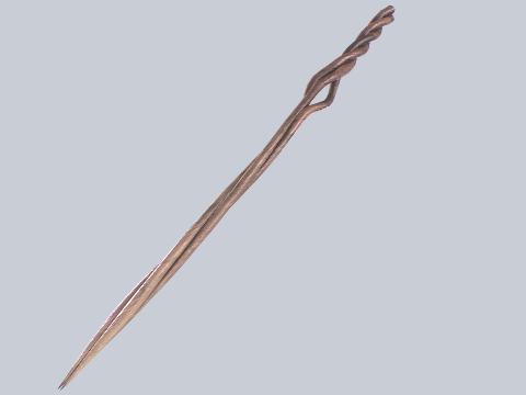 Wooden sword 3D Model