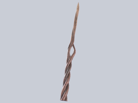 Wooden sword 3D Model