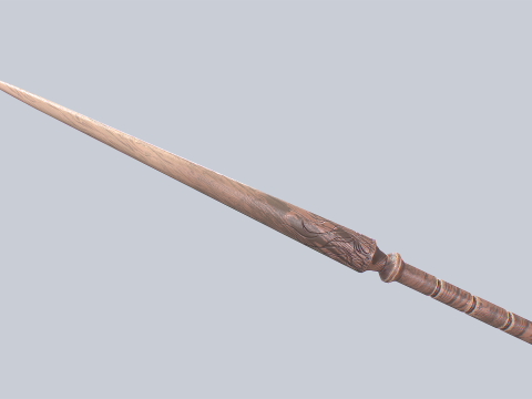 Wooden sword 3D Model